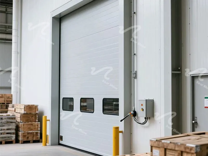 Puerta elevadora seccional