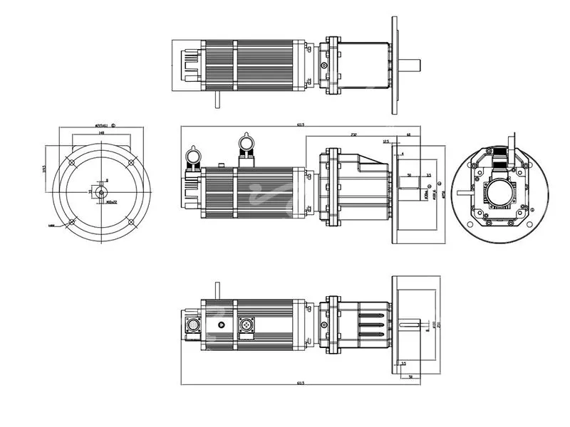 Abridor de puerta enrollable industrial de alta velocidad